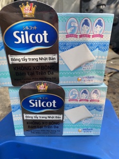BÔNG TẨY TRANG SILCOT HỘP 82 miếng