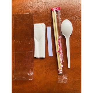 Set đũa tre dùng 1 lần 4 món