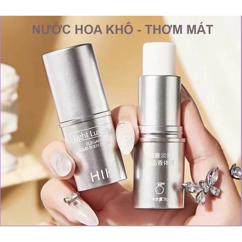 Nước Hoa Khô HIH Dạng Sáp - Hương hoa tươi mát tự nhiên, lưu hương thơm lâu - Hàng nội địa Trung
