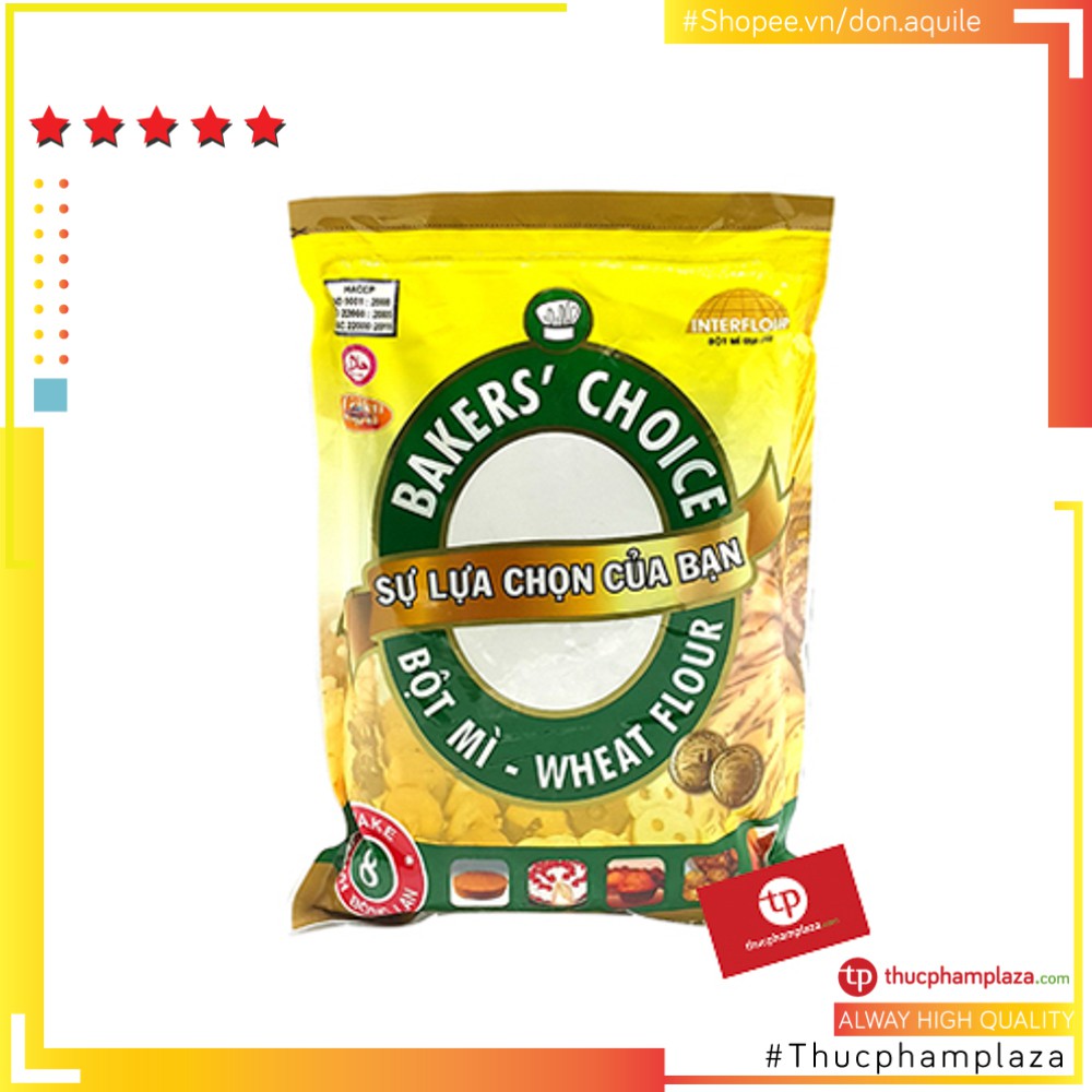 Bột mỳ hiệu Bakers Choic túi 1kg số 8 11 13