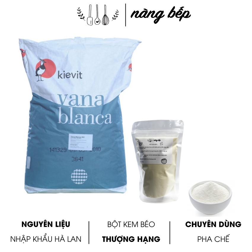 Bột Kem Béo Nguyên liệu làm trà sữa trân châu tự pha tuyệt phẩm 300gr | BigBuy360 - bigbuy360.vn