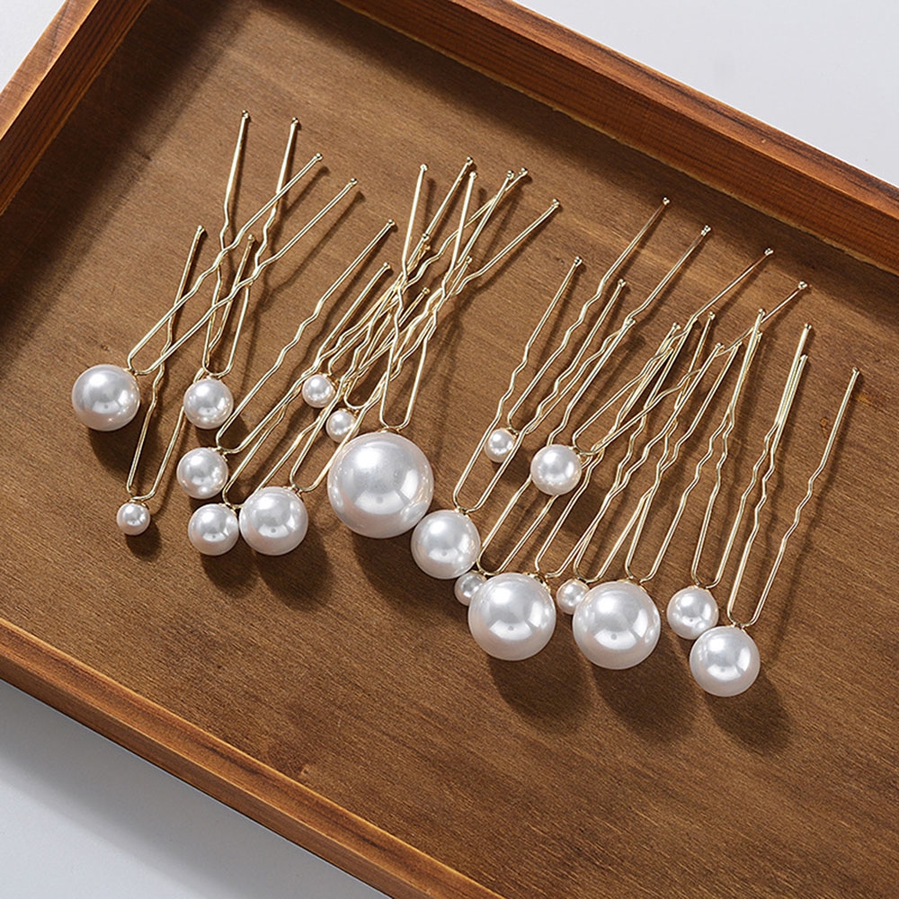 Trâm Cài Tóc Chữ U Đính Ngọc Trai Thời Trang