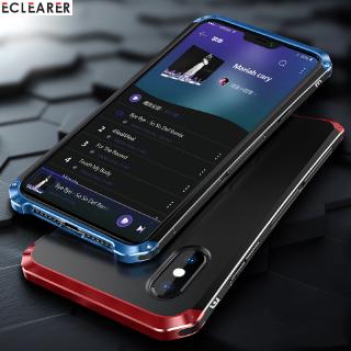 Ốp điện thoại hợp kim nhôm & nhựa PC chống sốc cho iPhone X XR XS Max