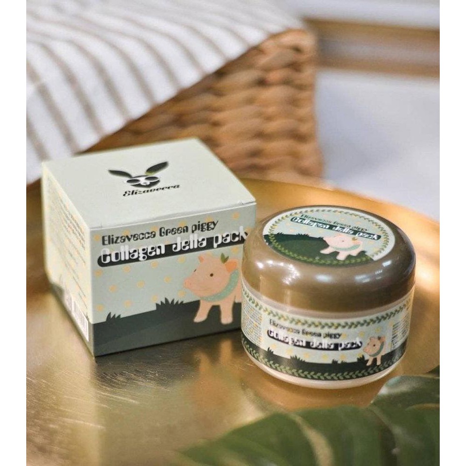 Mặt Nạ Bì Heo Elizavecca Green Piggy Collagen Jella Pack