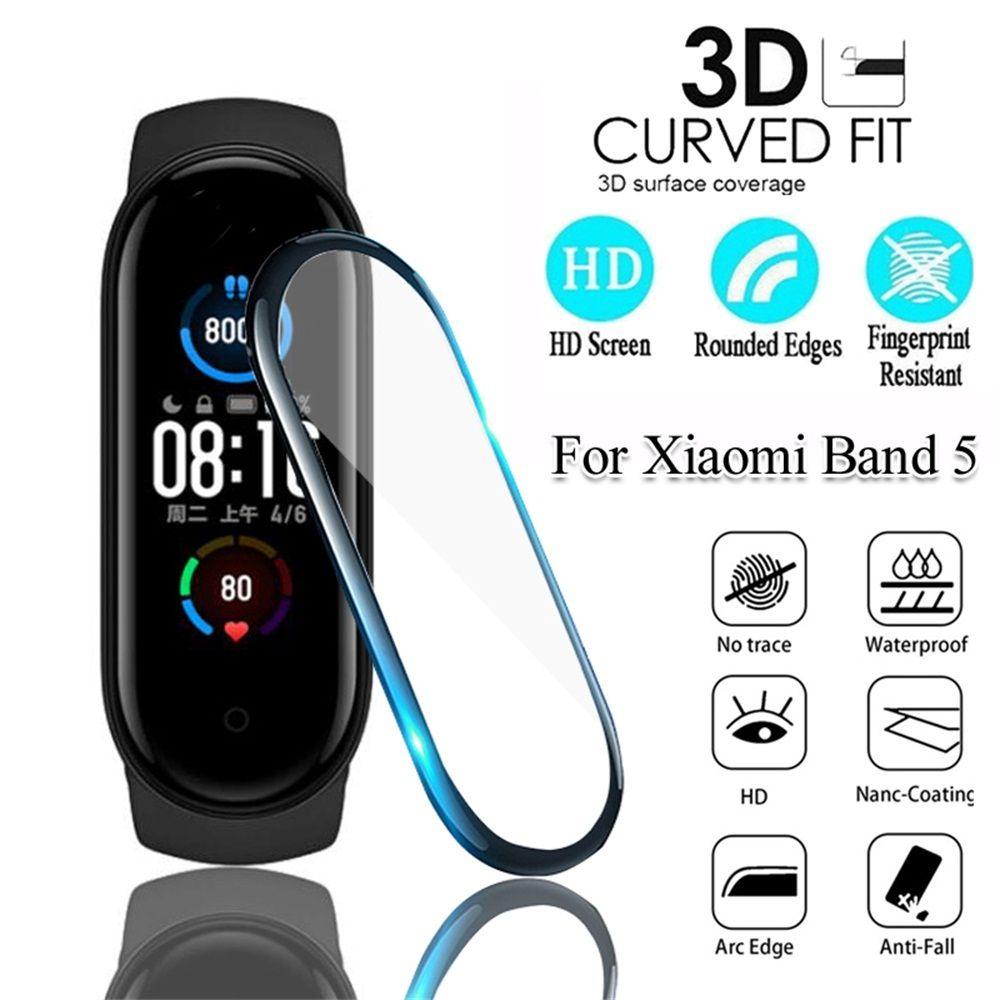 Kính Cường Lực Viền Cong 3D Chuyên Dụng Cho Xiaomi Mi Band 5
