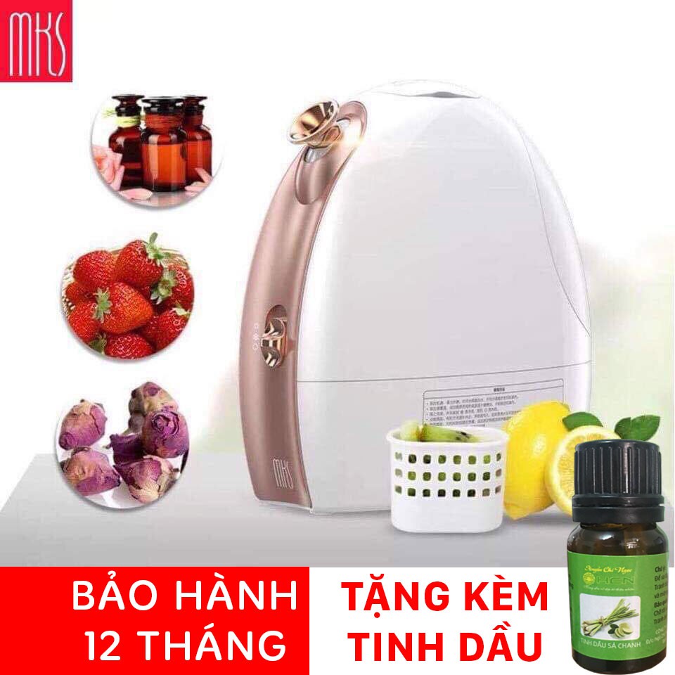 Máy Xông Mặt Nóng Lạnh Cao Cấp MKS-Có Ngăn Chứa Thảo Dược