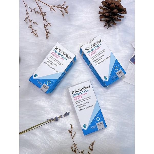 Viên uống phục hồi vệ sinh âm đạo probiotics womens flora balance blackmores Úc 30viên Healthy Care