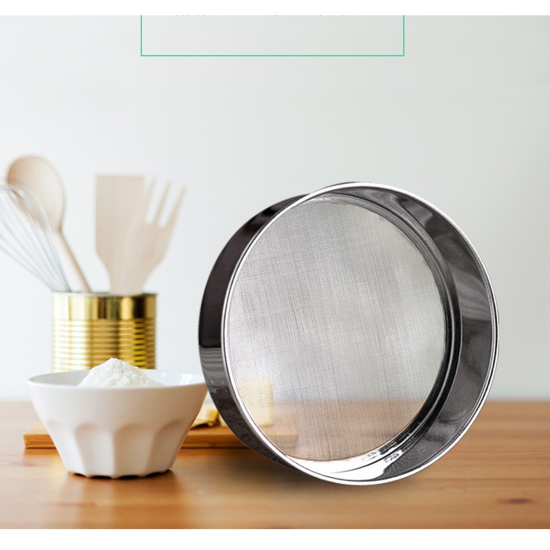 Rây bột INOX 430 , 15cm 20cm