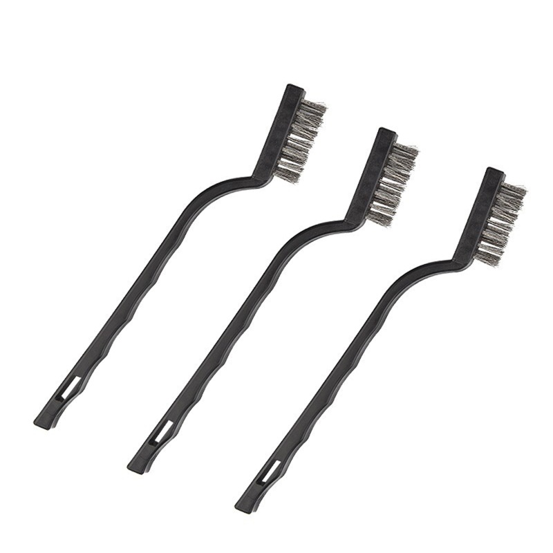 Bộ 3 Bàn Chải Cứng Làm Sạch Vòi Máy In 3D Bằng Đồng / Nylon / Thép