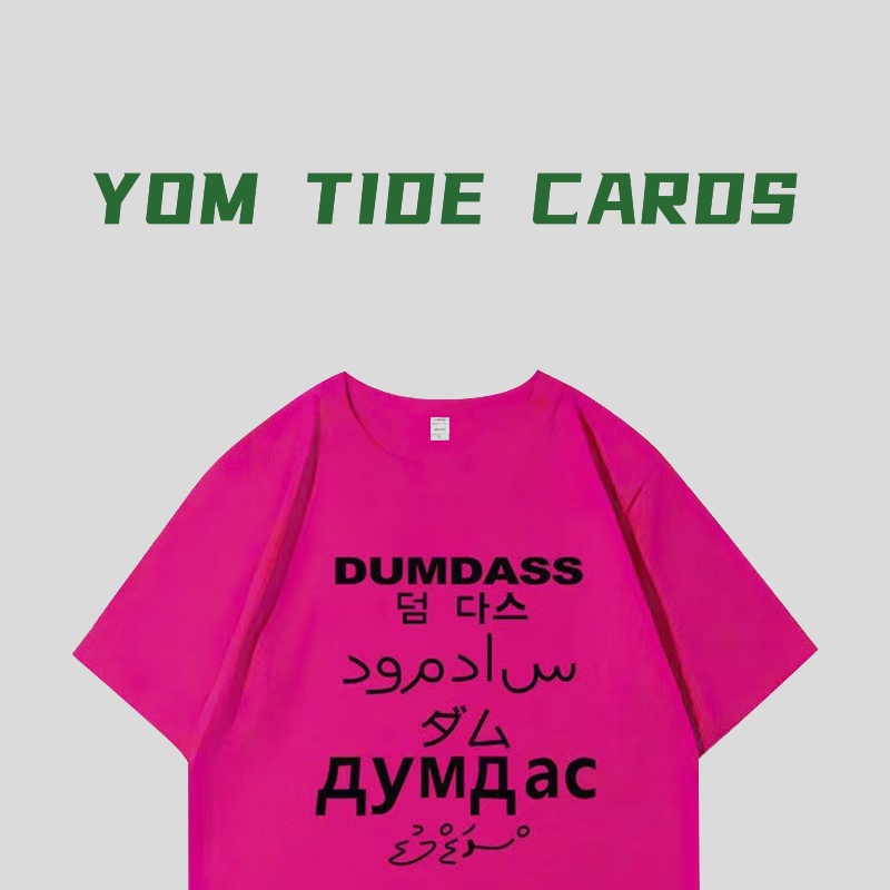 Áo Thun Cotton Tay Ngắn In Hình Thời Trang Dành Cho Nam Nữ