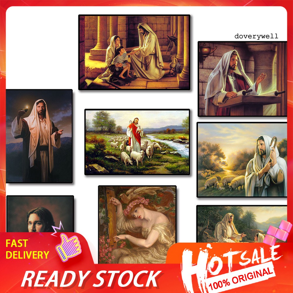 Tranh Canvas Treo Tường Trang Trí Hình Chúa Jesus