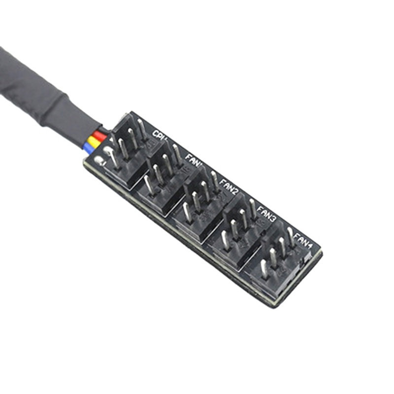 Bảng Mạch Mở Rộng Cáp Quạt 1 Sang 5 4 Pin PWM CPU Máy Tính PC