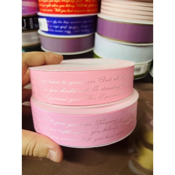 cuộn duy băng nhựa Thái bản 3cm,dài 45m