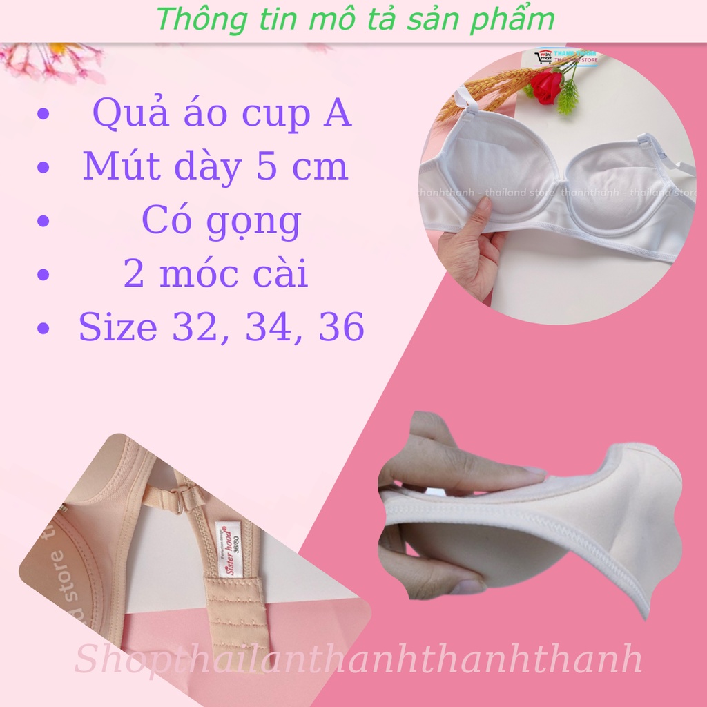 Áo lót thái lan – Áo ngực mút dày, ôm lắm nha, quả tròn đẹp 2280
