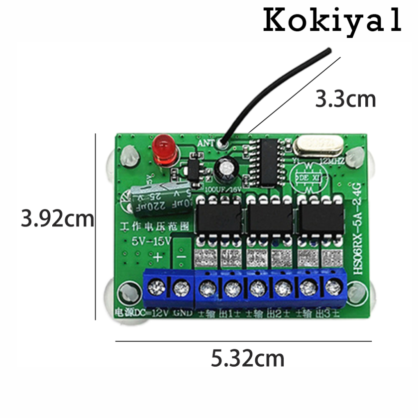 CHANNEL Bộ Điều Khiển Từ Xa Không Dây 6 Kênh Chuyên Dụng