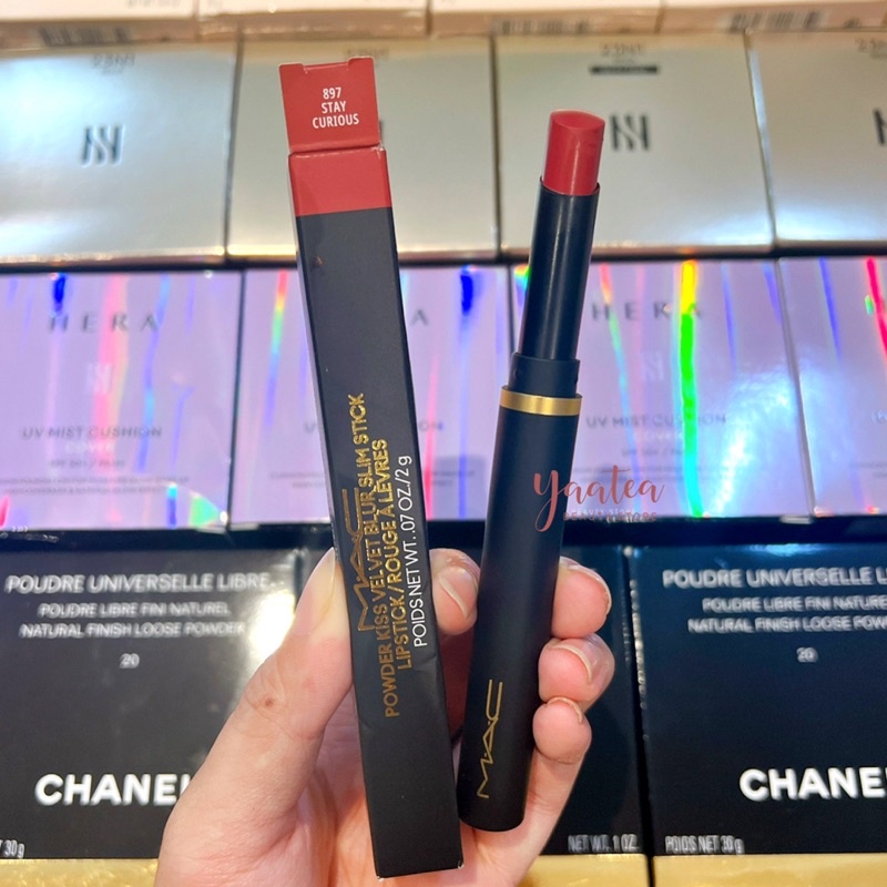 Son thỏi mềm mịn MAC Velvet Blur Slim Stick