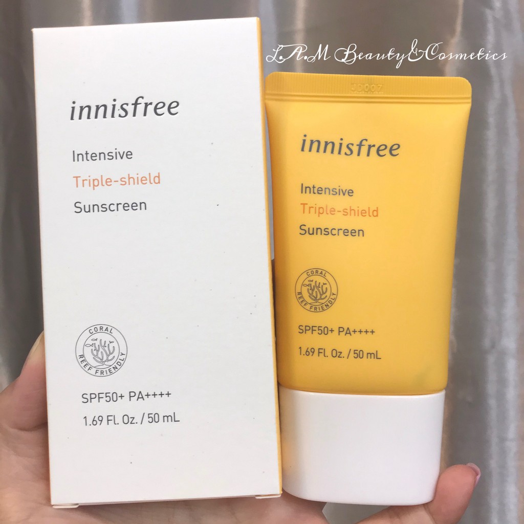 KEM CHỐNG NẮNG Triple Care - Triple Shield Innisfree Sunscreen Mẫu Mới 2020