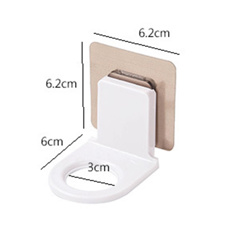 Móc dán tường tự dính treo chai sữa tắm chống thấm nước chống ẩm không cần khoan lỗ