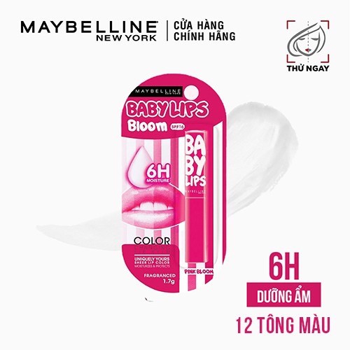 Son dưỡng môi Baby Lips Bloom Maybelline New York có chống nắng 1.7g SPF 16