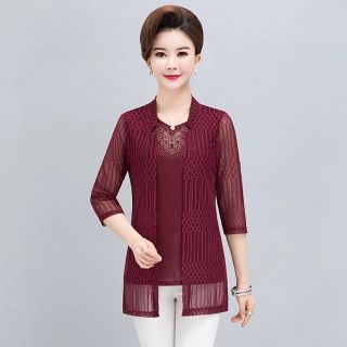Set áo nữ trung niên thời trang
