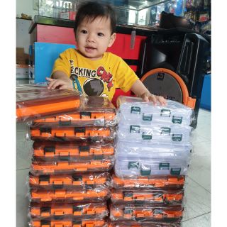 Hộp đựng mồi 2 mặt câu cá