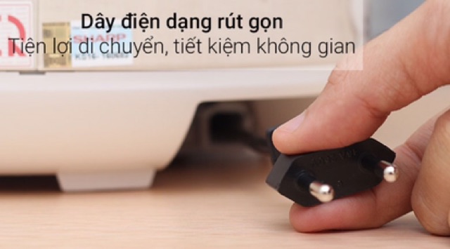Nồi cơm điện Sharp 1.8 lít KS-N191ETV Hàng trưng bày- sx thailan
