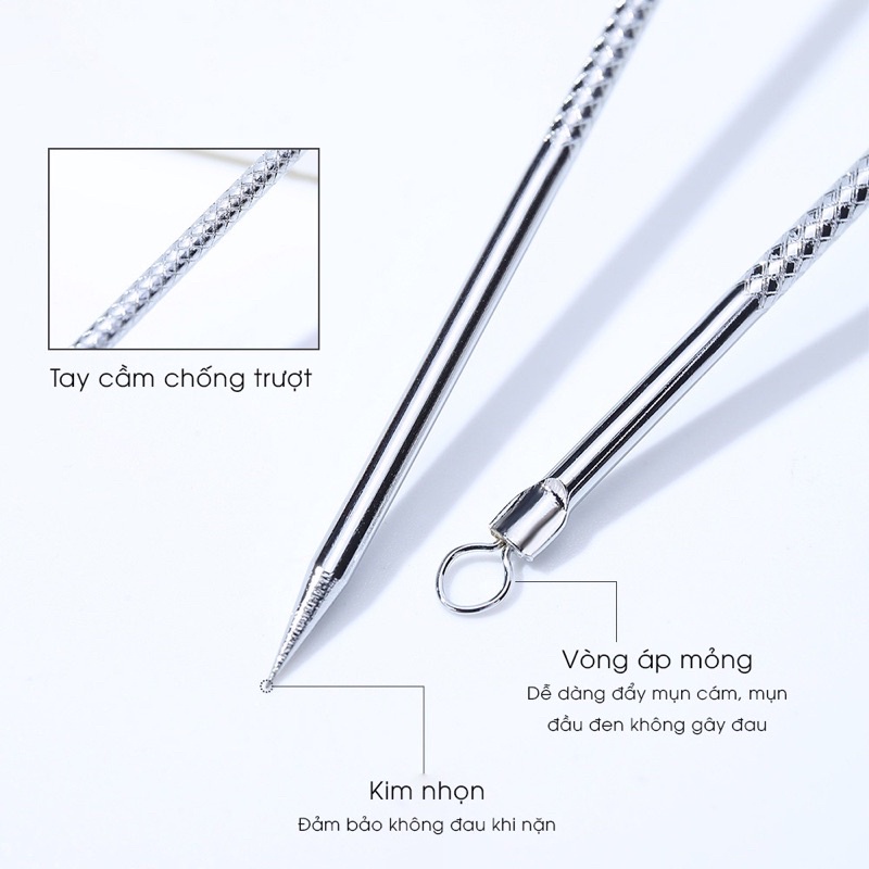 Acne Needle Que nặn mụn 2 đầu