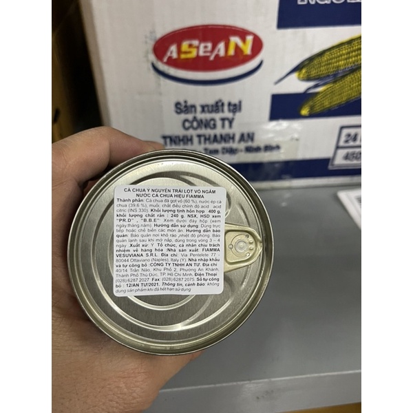 Cà chua nguyên trái lột vỏ 400g Fiamma
