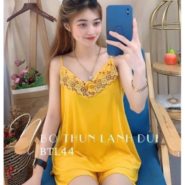 Đồ ngủ thun lạnh quần đùi 45kg tới 70kg | BigBuy360 - bigbuy360.vn