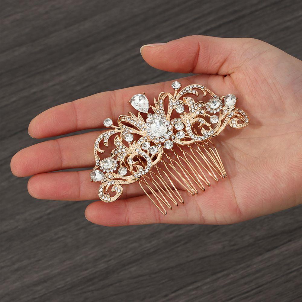 Lược Cài Tóc Cô Dâu Đính Pha Lê Thời Trang
