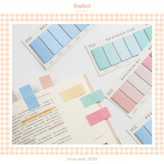 Giấy Nhớ Bảng Màu Ombre Phong Cách Đơn Giản Trang Trí Sổ theboiofficial
