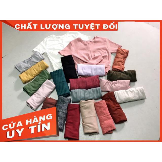 Áo xoắn bụng croptop- hình thật chính chủ | BigBuy360 - bigbuy360.vn