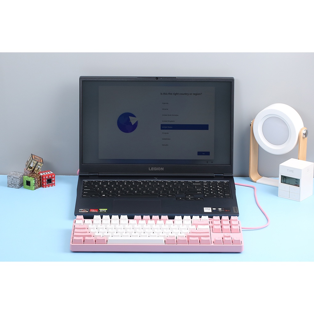 SIEU KHUYẾN MẠI Bàn phím cơ red switch brown switch blue switch led đổi màu 87 phím Dareu ek 87 có dây bảo hành chính hã