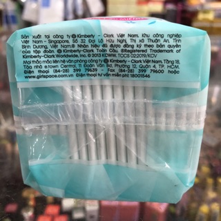 Băng vệ sinh Kotex Cool hằng ngày - siêu mỏng 20 miếng
