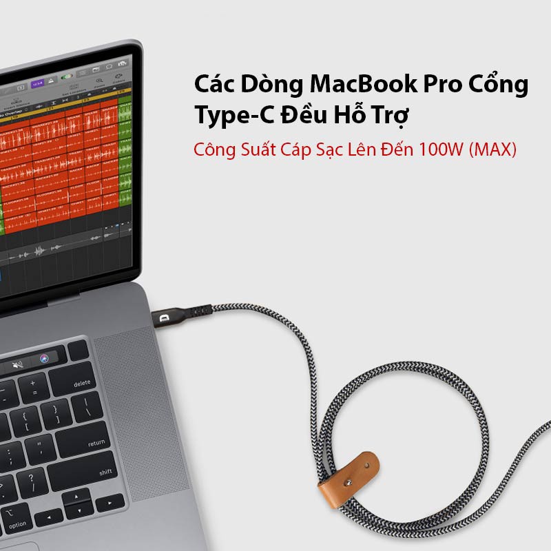 Cáp Sạc Nhanh USB-C To USB_C Zendure SuperCord Hỗ Trợ Sạc Nhanh PD 100W Sử Dụng Được Cho Macbook, Huawei, Xiaomi