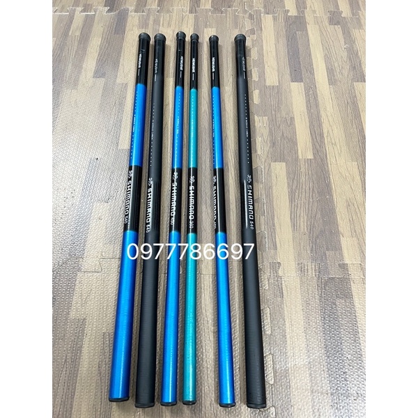 Cần câu đơn,cần câu tay 3H SHIMANO ( giao màu ngẫu nhiên)