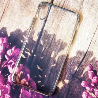 Ốp lưng iPhone X Dẻo viền si bạc vu chính hãng