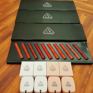 SET 10 SON 3CE MATTE LIP GLOSS CAO CẤP MỚI