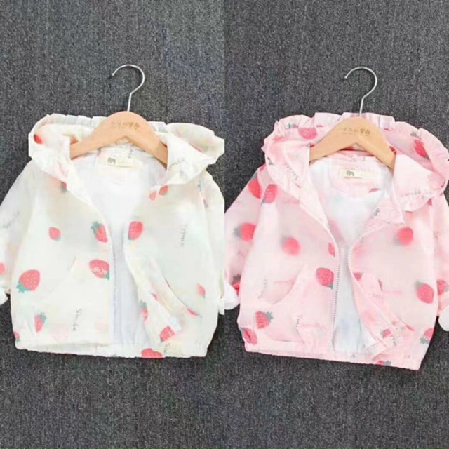 Áo gió hàng Quảng Châu cho bé gái 8-20kg