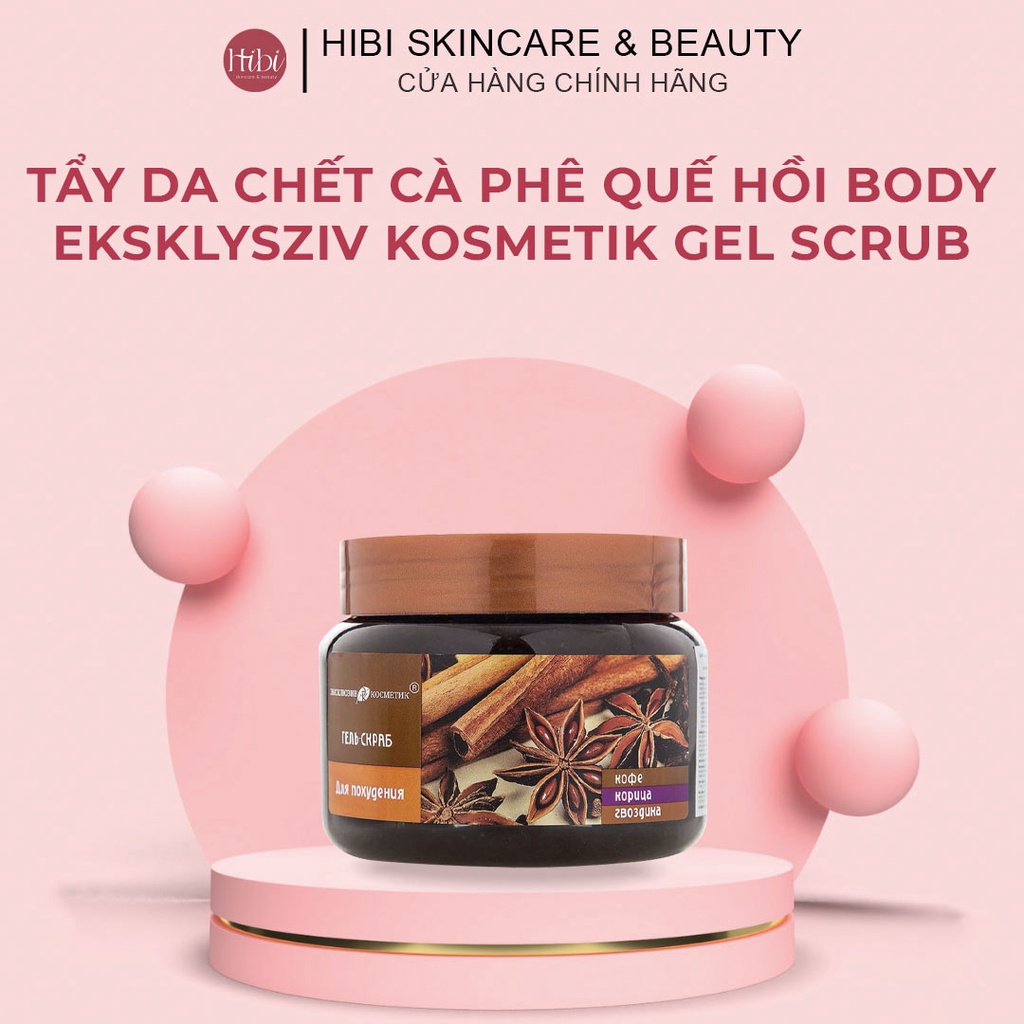 Tẩy Da Chết Toàn Thân Quế Hồi Cà Phê Nga 380g