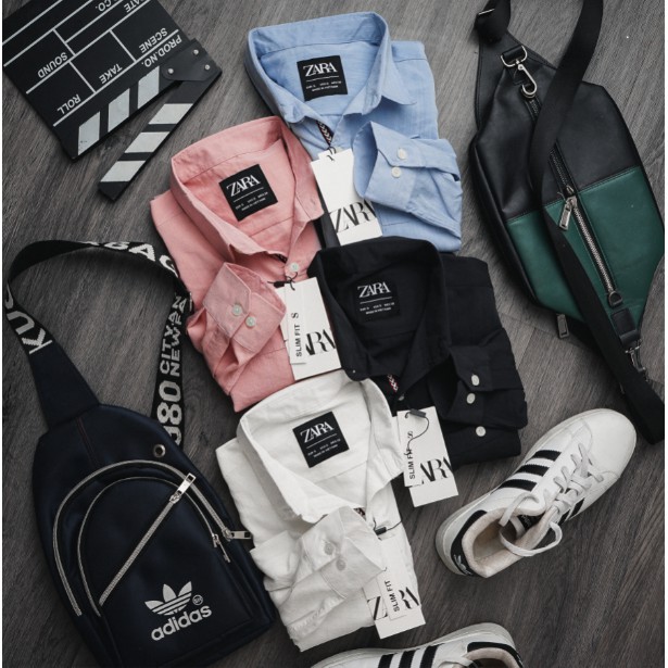 Áo somi nam dài tay Z.RA cổ bẻ 2 túi LV-823 | BigBuy360 - bigbuy360.vn