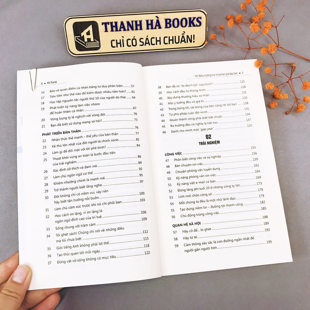 Sách - 101 Điều Trường Học Chưa Bao Giờ Dạy Bạn - Thanh Hà Books