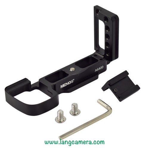 Đế Máy Ảnh (L-Plate) Sony A6400 - Đế Kim Loại Hiệu Mengs Cực Chuẩn