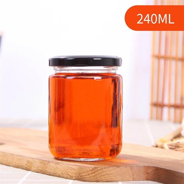 SET 6 HŨ THỦY TINH TRÒN 200ML NẮP THIẾC CHƯNG YẾN, LÀM SỮA CHUA, ĐỰNG ĐỒ KHÔ (đựng tối đa 240ml)