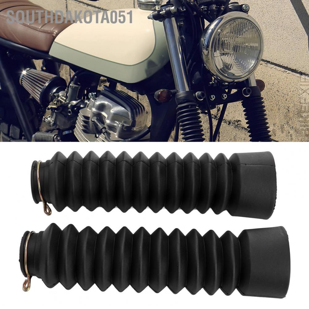 Hàng Sẵn Vỏ bọc cao su chống bụi bảo vệ giảm xóc khởi động phuộc trước xe máy Honda CG125 125CC【Southdakota051】
