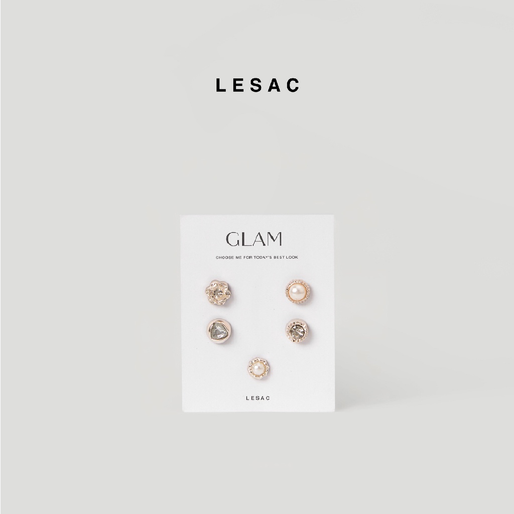 Set pin cài túi LESAC GLAM