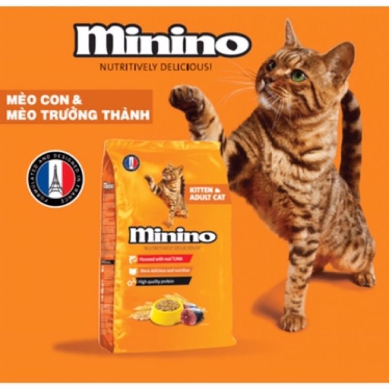 Thức ăn cho mèo - Minino - Vị cá ngừ - 480G