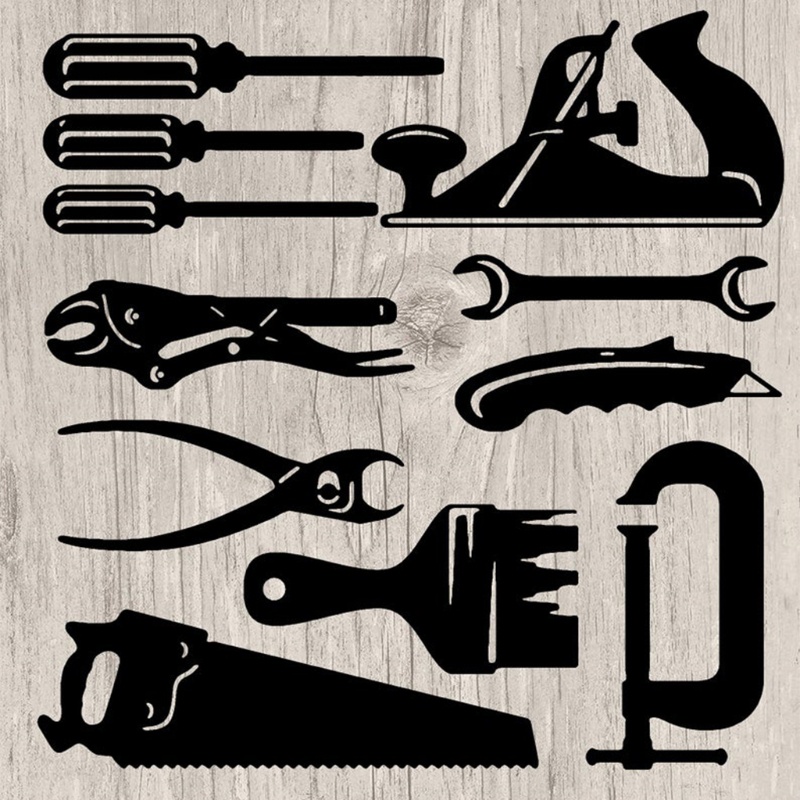 Khuôn Mẫu Cắt Thẻ Trang Trí Album Bằng Kim Loại DIY