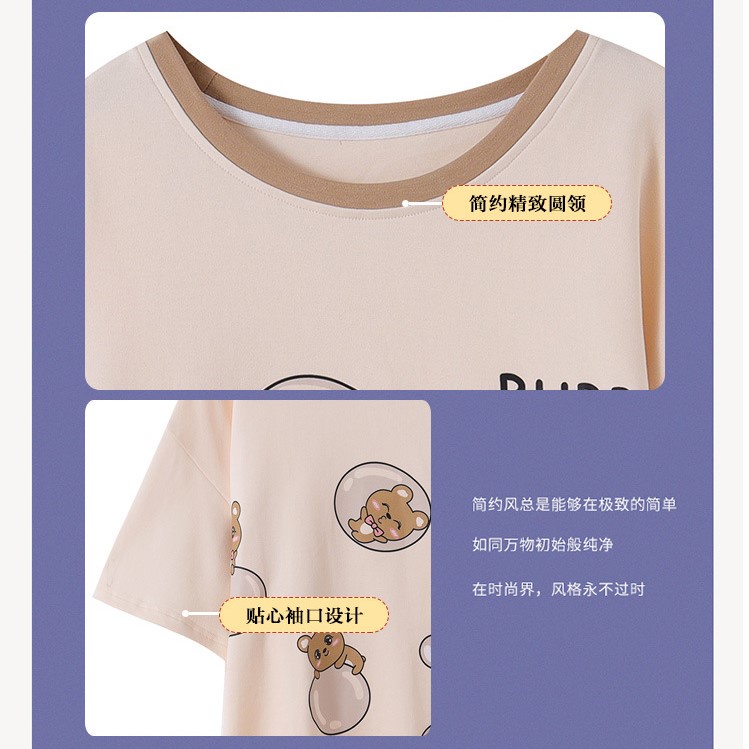 Đồ bộ nữ mặc nhà thời trang mới nhất - Chất liệu Cotton cao cấp -