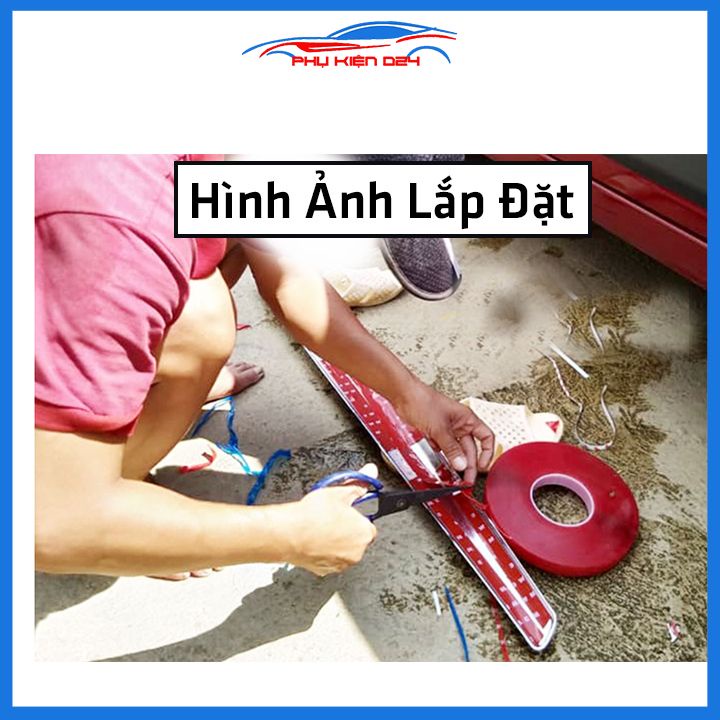 Bộ ốp nẹp sườn i10 2019-2020-2021 Hatch Back mạ crom trang trí làm đẹp xe